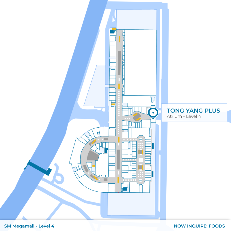 Map - Tong Yang Plus - SM Megamall - Atrium - Level 4